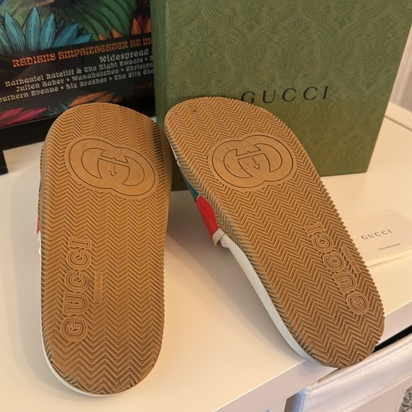 Gucci GG Interlocking Logo Rubber Sandals Slides Slip On Shoes-Sz 36 - Picture 8 of 8